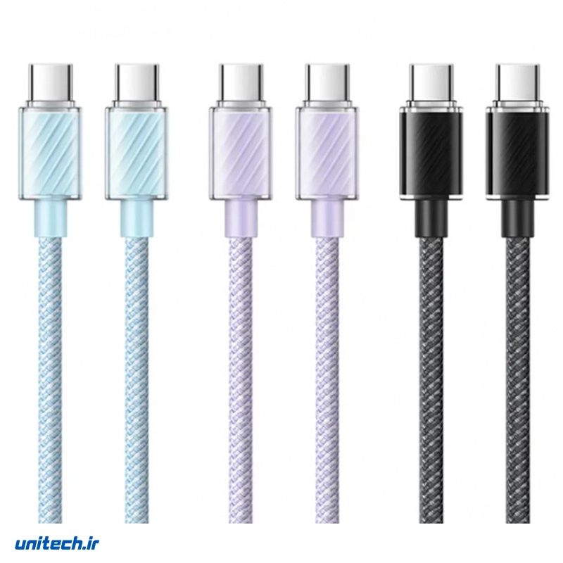 کابل دو سر تایپ سی فست شارژ 100 وات مک دودو CA3670 طول 1.2 متر4